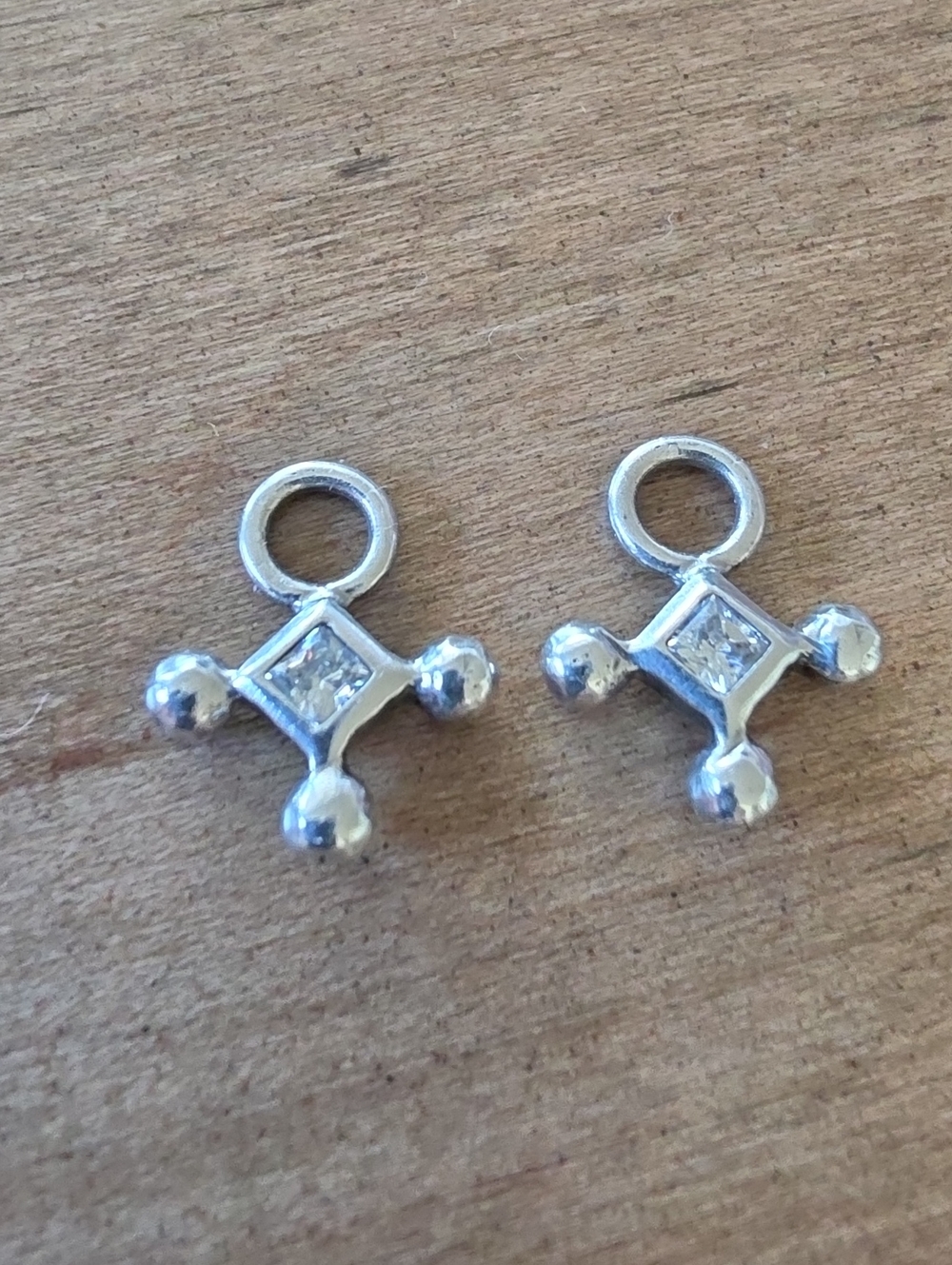 Loree Rodkin Sterling CZ Hoop Earring Enhancers